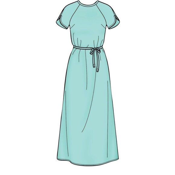 Simplicity S8909 Misses Dresses Sewing Pattern Sizes XXS-XXL Halter Neck - Picture 7 of 7